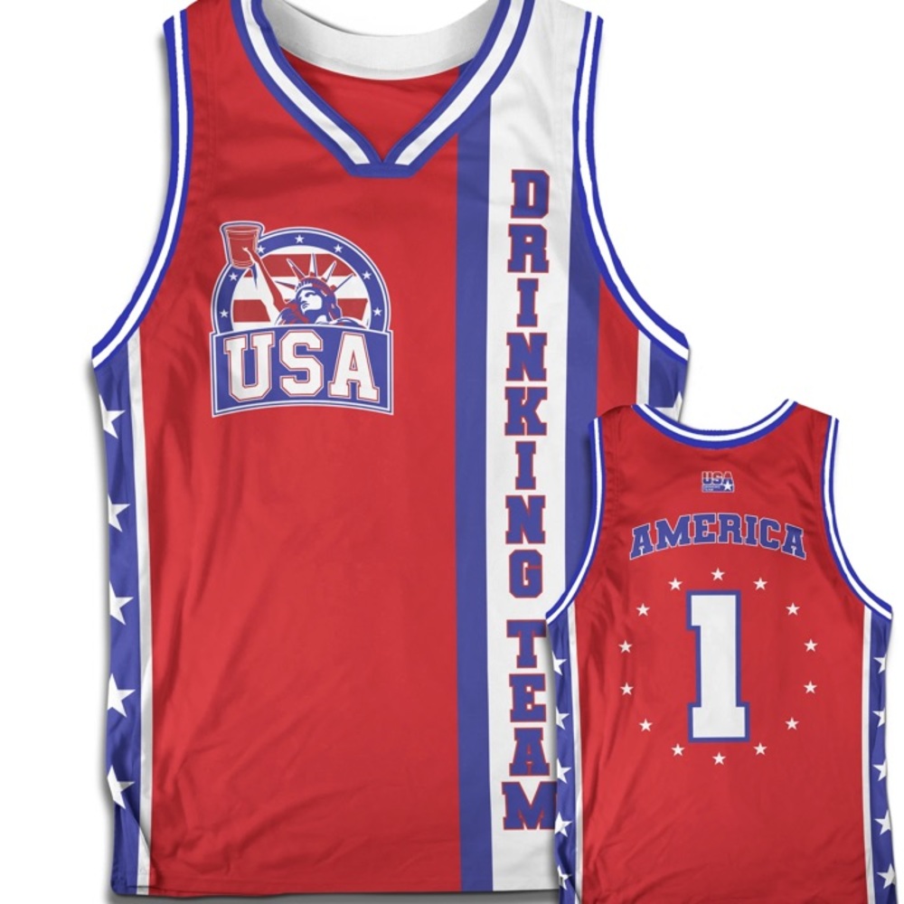 USA Drinking Team Jersey sz 4XL